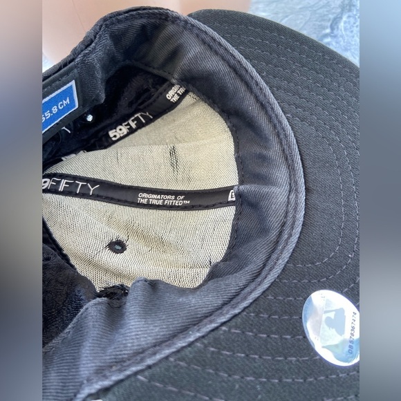 NEW ERA MONTREAL EXPOS BLACK MLB BASEBALL 59FIFTY FITTED HAT UNISEX - Picture 7 of 7